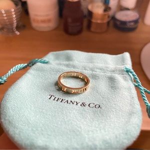 Tiffany & Co. Gold Roman Numeral Ring